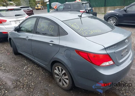 2017 Hyundai Accent Value Edition z USA, uszkodzony, nr VIN KMHCT4AE9HU373687